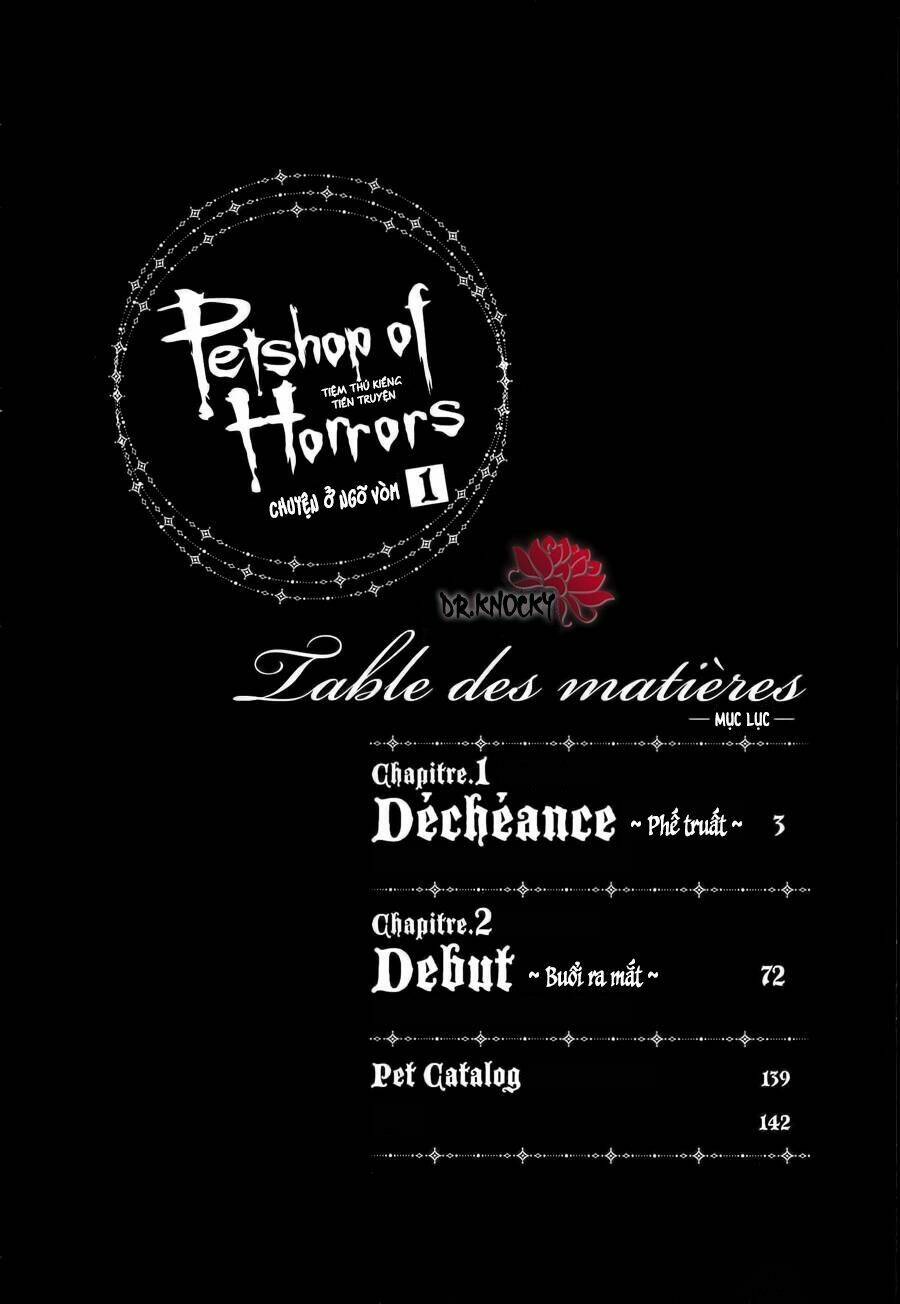 Pet Shop Of Horrors - Passage-Hen : Tiệm Thú Kiểng Tiền Truyện Chương 1 Ảnh 7
