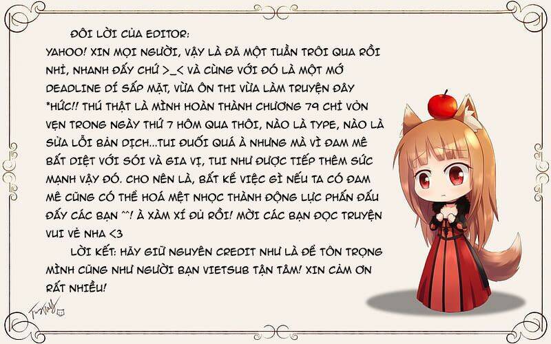 Ookami To Koushinryou Chương 79 Ảnh 4