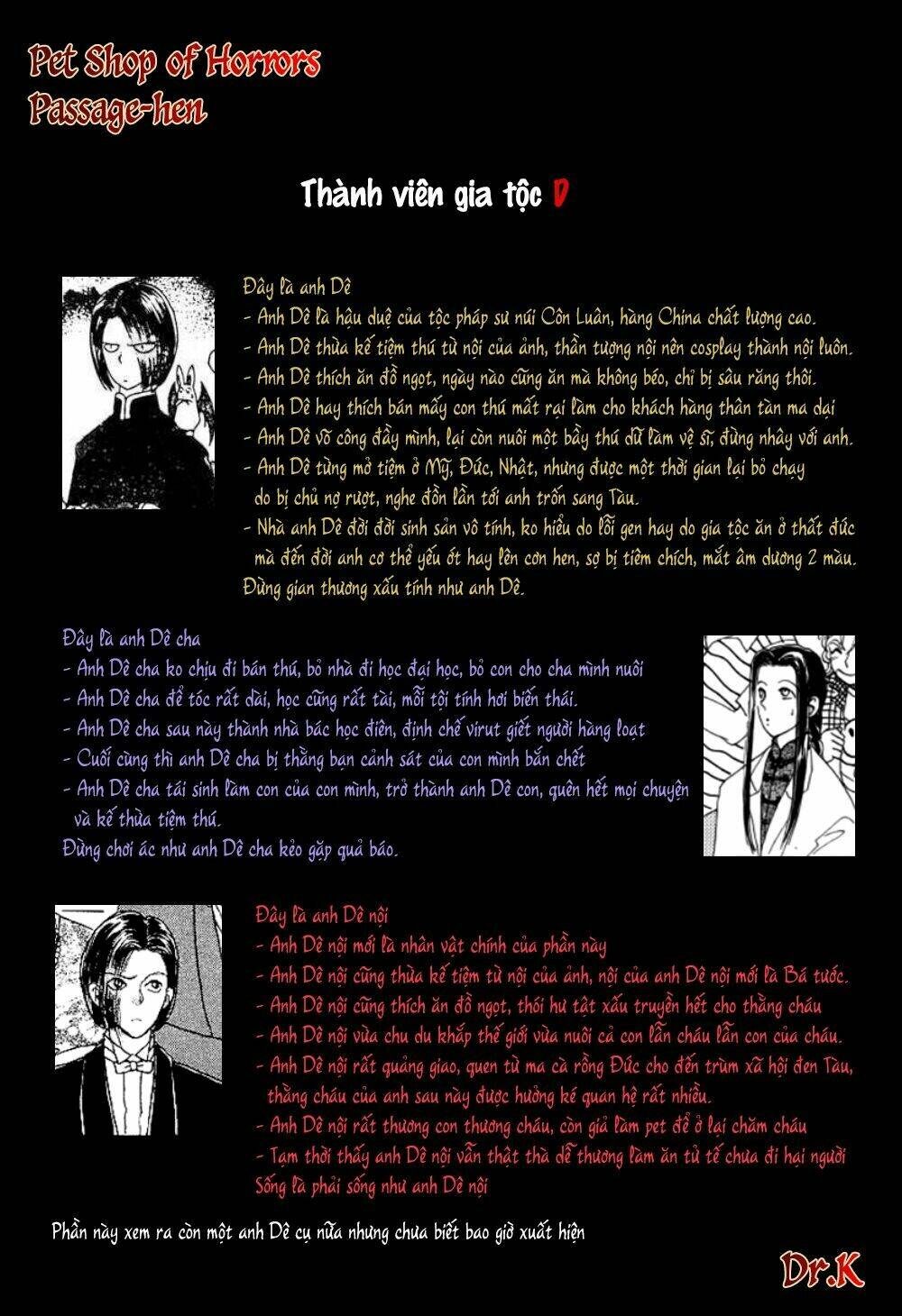 Pet Shop Of Horrors - Passage-Hen : Tiệm Thú Kiểng Tiền Truyện Chương 1 Ảnh 76