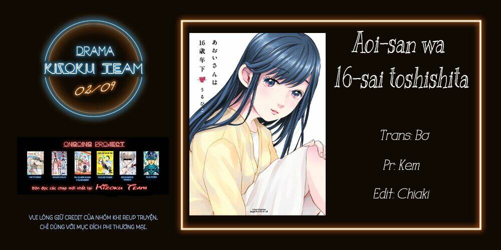 Aoi-San Nhỏ Hơn Tôi 16 Tuổi Chương 3 Ảnh 3