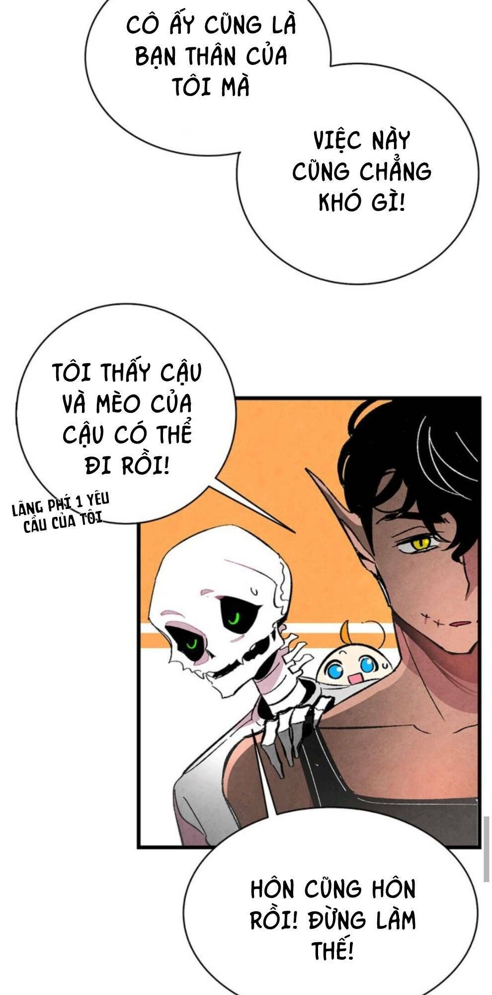 Skeleton Bất Đắt Dĩ Trở Thành Bố Của Bé Mèo Con Chương 13 Ảnh 44