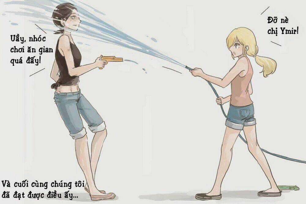 Đại Chiến Titan - Doujinshi Về Các Cô Gái Chương 24 Ảnh 3