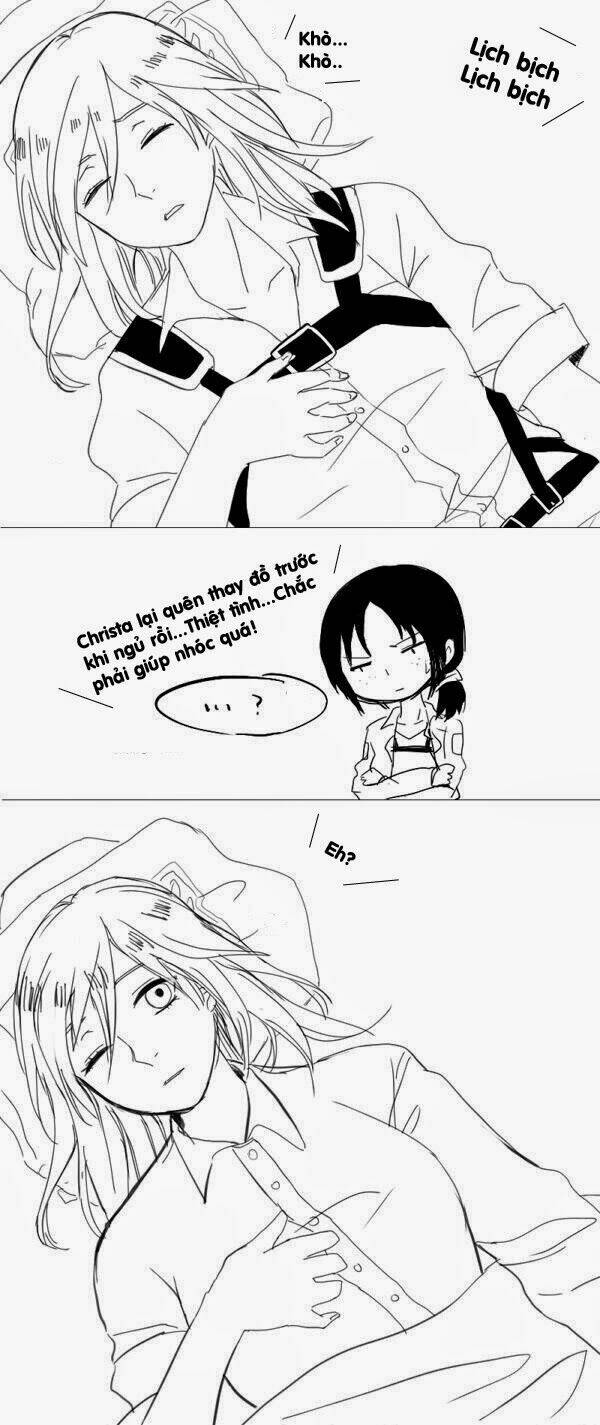 Đại Chiến Titan - Doujinshi Về Các Cô Gái Chương 23 Ảnh 4