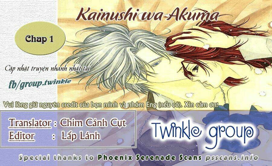 Kainushi Wa Akuma Chương 1 Ảnh 2