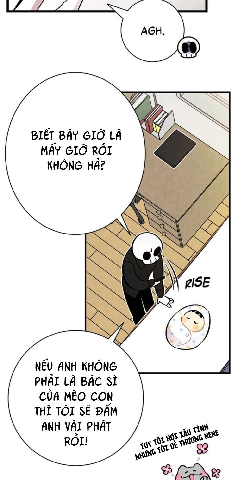 Skeleton Bất Đắt Dĩ Trở Thành Bố Của Bé Mèo Con Chương 16 Ảnh 39