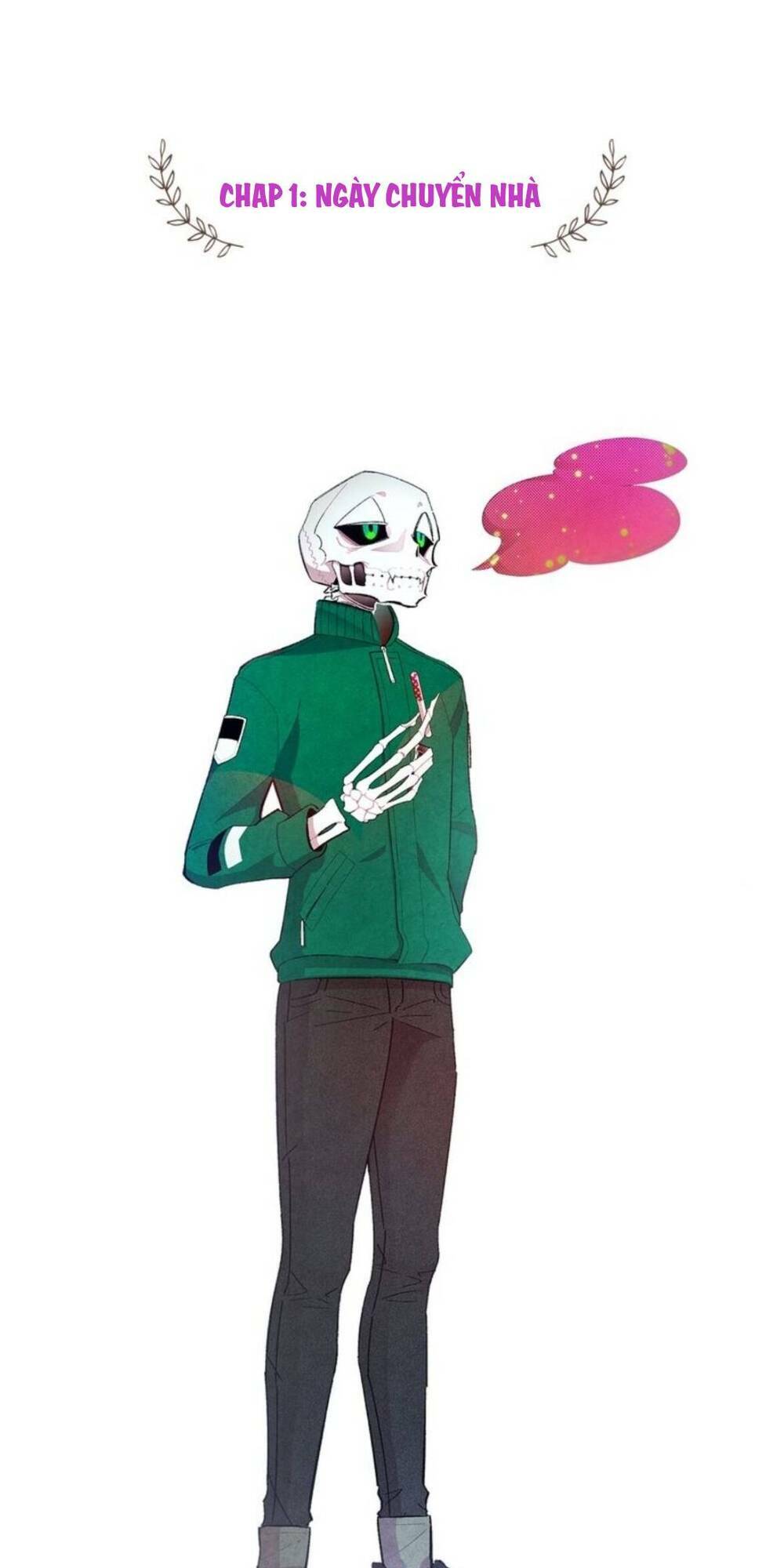 Skeleton Bất Đắt Dĩ Trở Thành Bố Của Bé Mèo Con Chương 1 Ảnh 41