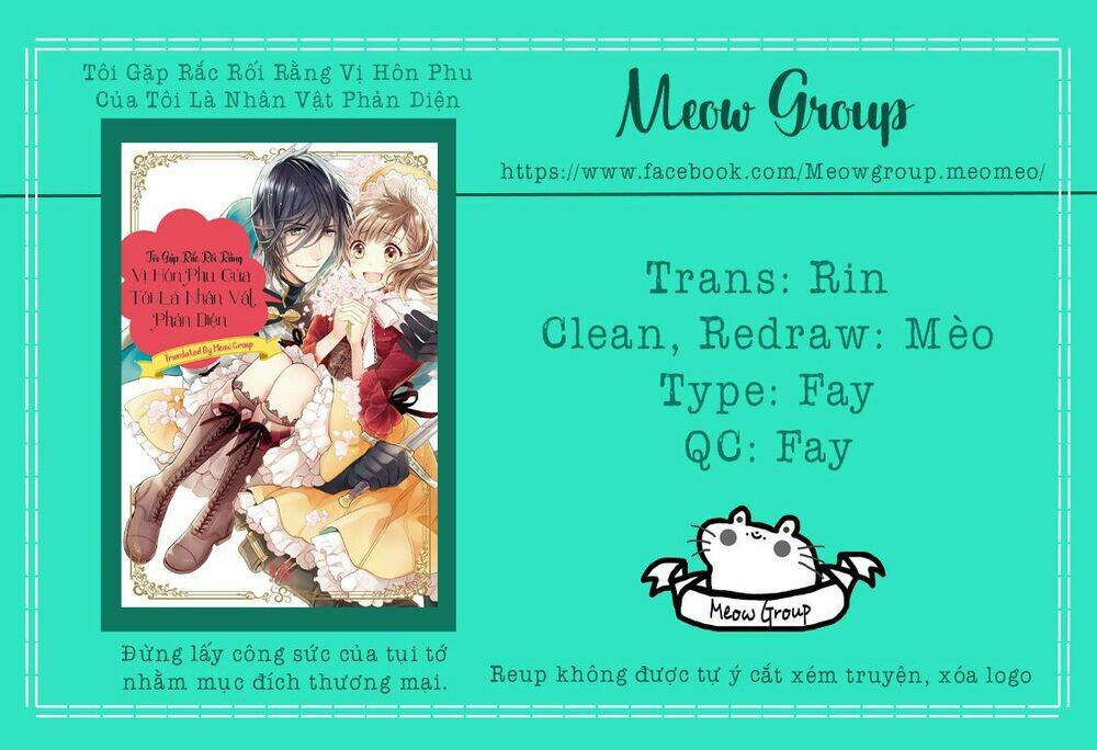 Tôi Gặp Rắc Rối Rằng Vị Hôn Phu Của Tôi Là Nhân Vật Phản Diện Chương 3 Ảnh 2