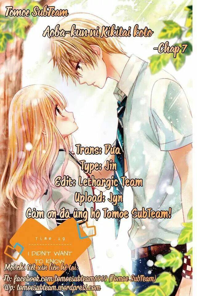 Aoba-Kun Ni Kikitai Koto Chương 7 Ảnh 3