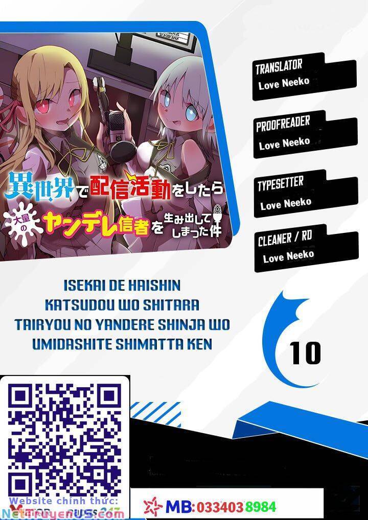 Isekai De Haishin Katsudou Wo Shitara Tairyou No Yandere Shinja Wo Umidashite Shimatta Ken Chương 10 Ảnh 3