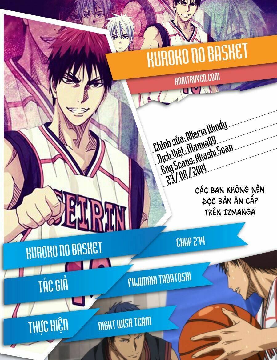 Vua Bóng Rổ Kuroko Chương 274 Ảnh 2