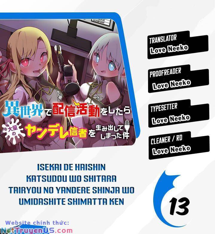 Isekai De Haishin Katsudou Wo Shitara Tairyou No Yandere Shinja Wo Umidashite Shimatta Ken Chương 13 Ảnh 3