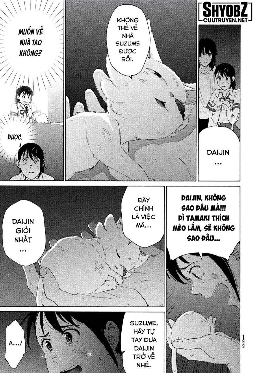 Khóa Chặt Cửa Nào Suzume Chương 15 Ảnh 6