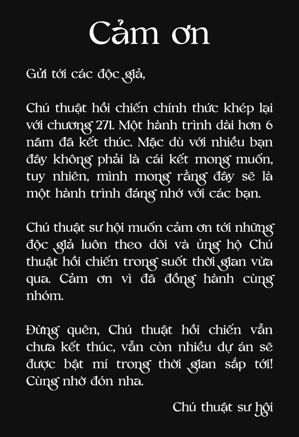 Chú Thuật Hồi Chiến Chương 271 Ảnh 3