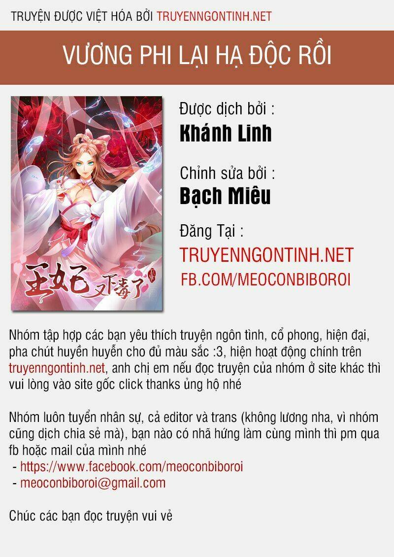 Vương Phi Lại Hạ Độc Rồi Chương 18 Ảnh 2