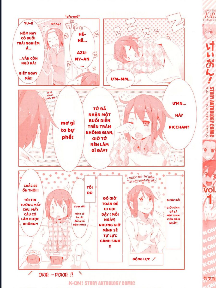 K-On! Story Anthology Comic Chương 1 Ảnh 3
