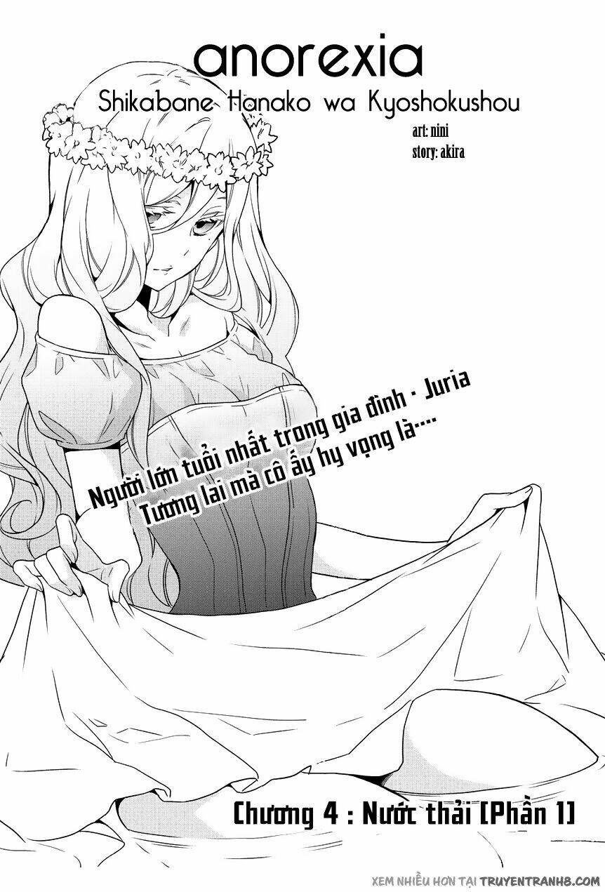 Anorexia - Shikabane Hanako Wa Kyoshokushou Chương 4.1 Ảnh 5