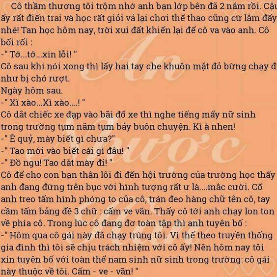 Những Mẩu Truyện "Ngôn Tình" [Ngọt, Sủng, Hài] Chương 5 Ảnh 6