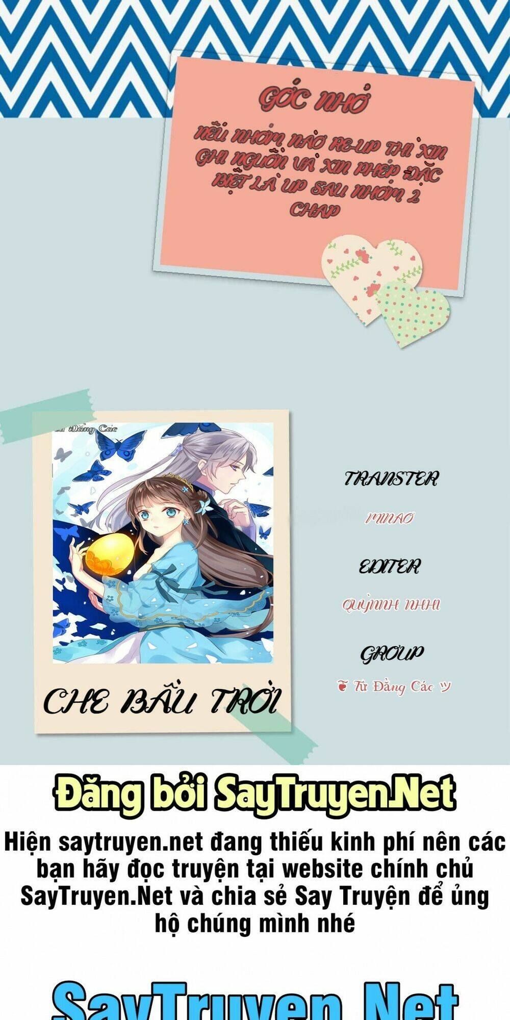 Che Bầu Trời Chương 1 Ảnh 30