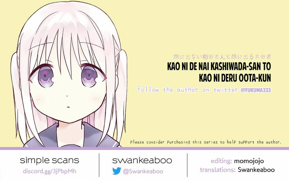 Kao Ni Denai Kashiwada-San To Kao Ni Deru Oota-Kun Chương 26 Ảnh 17