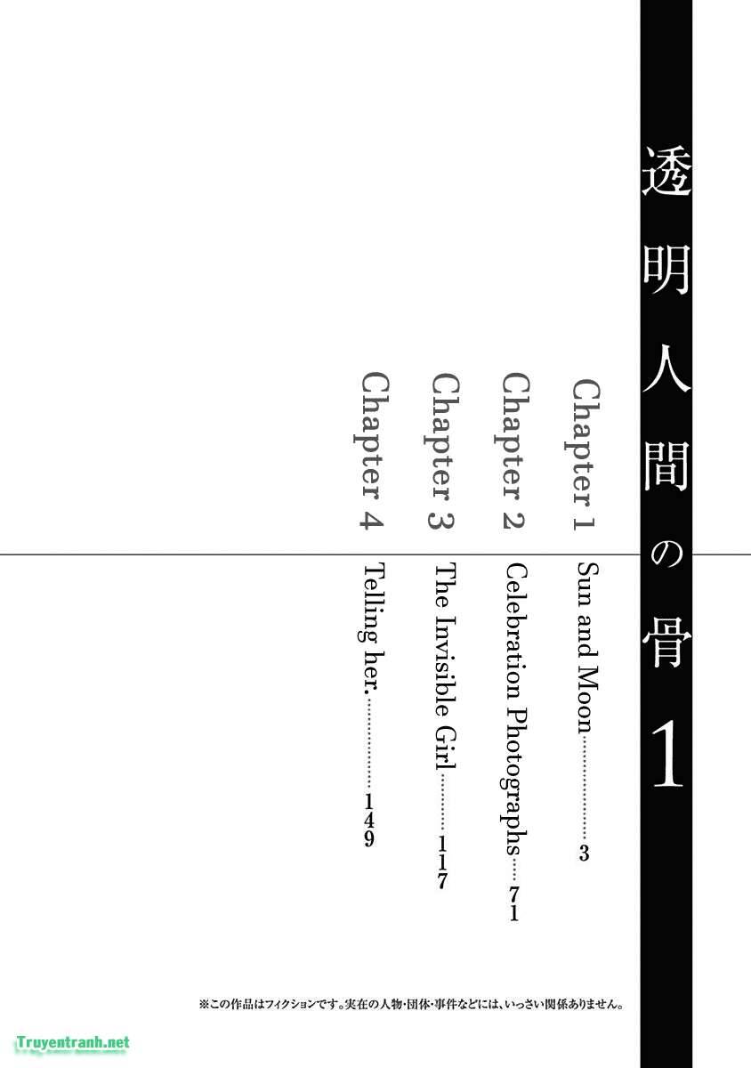 Toumei Ningen No Hone Chương 1 Ảnh 6