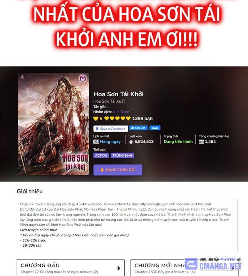 Hoa Sơn Tái Xuất Chương 134 Ảnh 64