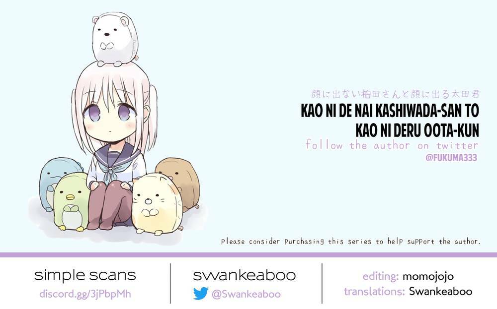 Kao Ni Denai Kashiwada-San To Kao Ni Deru Oota-Kun Chương 36 Ảnh 16