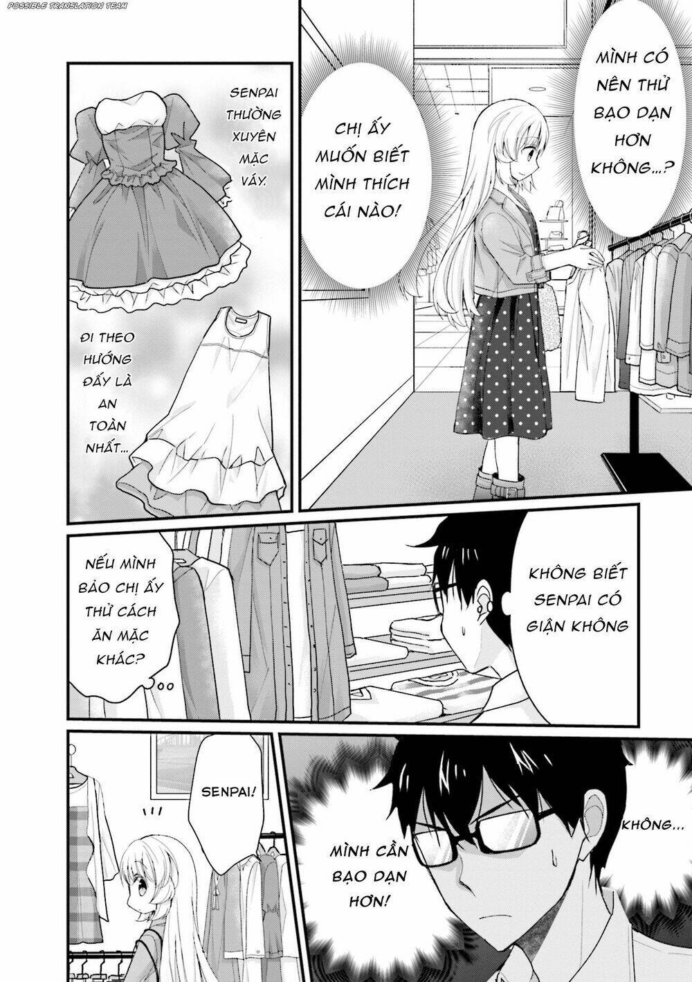 Senpai Kiêm Bạn Gái Nhỏ Nhắn Của Tôi Rất Dễ Thương Chương 2 Ảnh 9