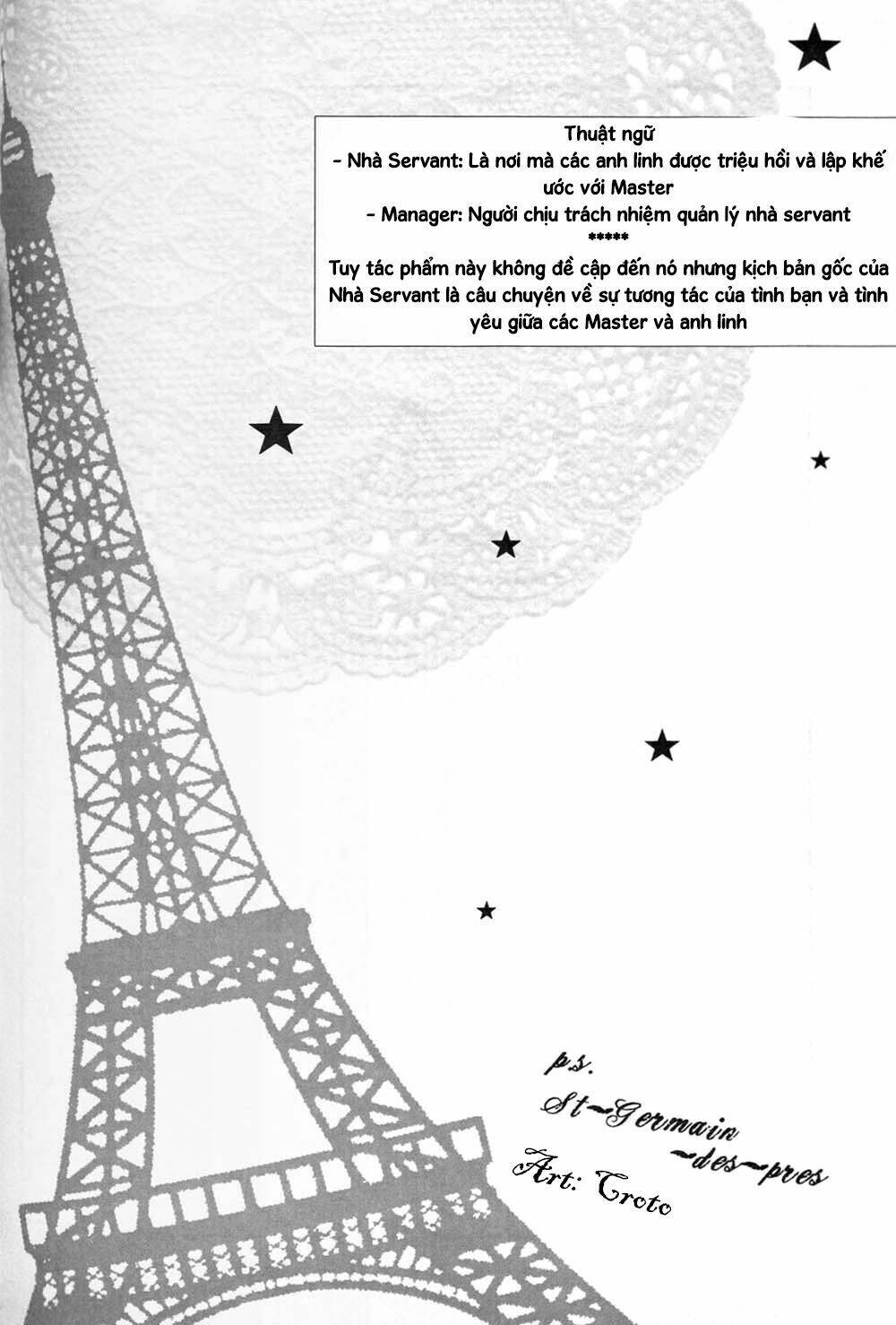 Fate Doujinshi - St. Germain Des Pres France Trip Chương 1 Ảnh 4