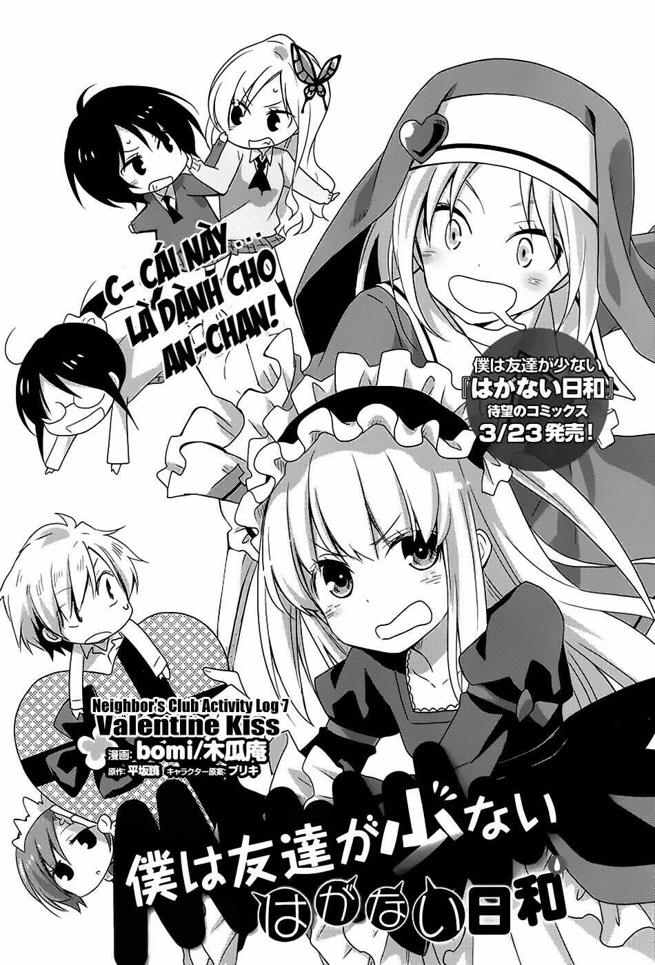 Boku Wa Tomodachi Ga Sukunai: Haganai Hiyori Chương 7 Ảnh 4