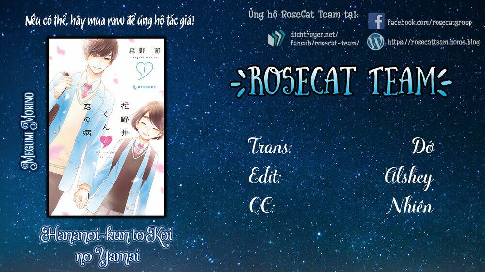 Hananoi-Kun Và Căn Bệnh Tình Yêu Chương 13.5 Ảnh 3