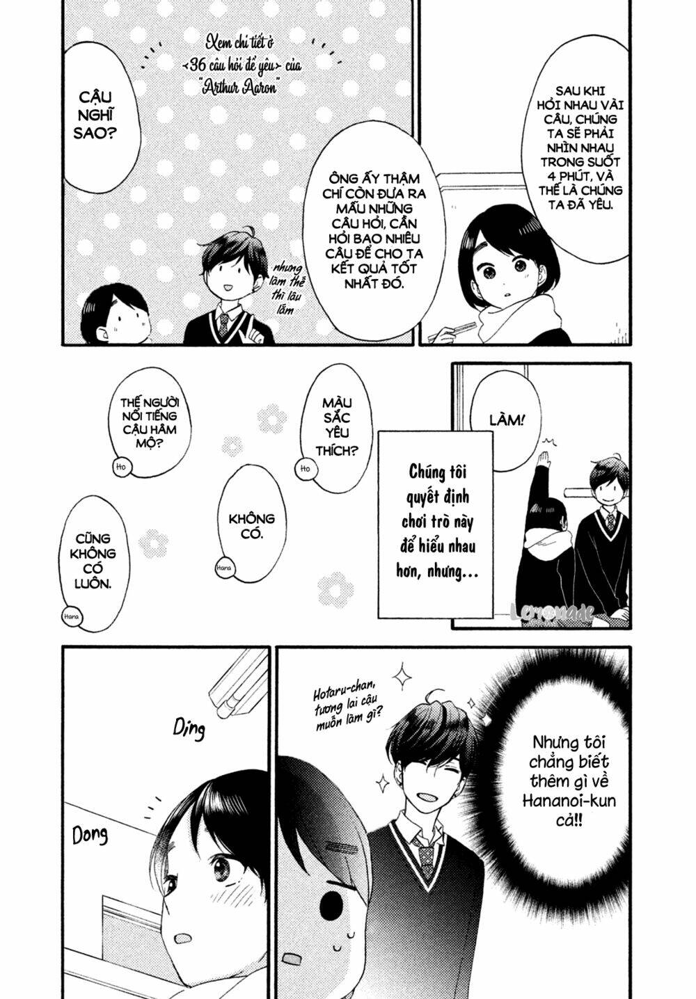 Hananoi-Kun Và Căn Bệnh Tình Yêu Chương 13.5 Ảnh 7