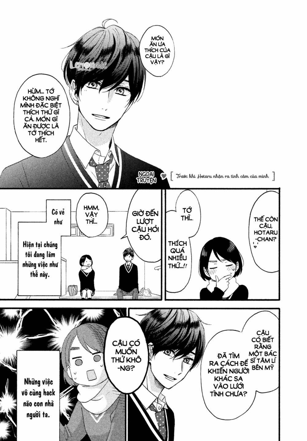 Hananoi-Kun Và Căn Bệnh Tình Yêu Chương 13.5 Ảnh 6