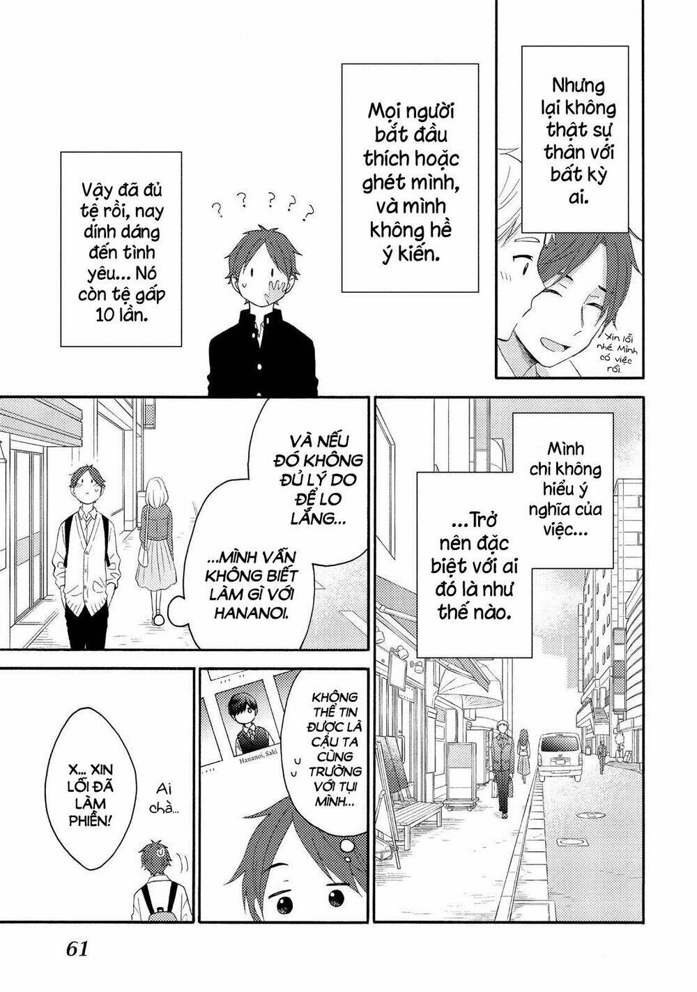 Hananoi-Kun Và Căn Bệnh Tình Yêu Chương 18 Ảnh 14