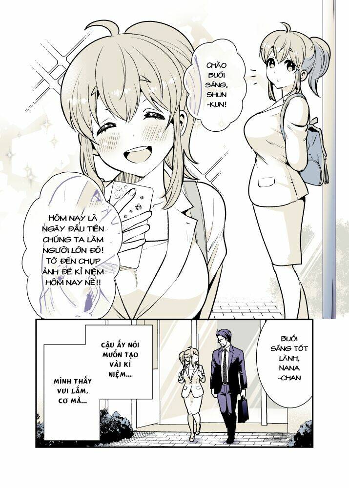 Osananajimi Ga Hisabisa Ni Saikai Shitara Otagai Kyonyuu Ni Natteta Chương 10 Ảnh 5