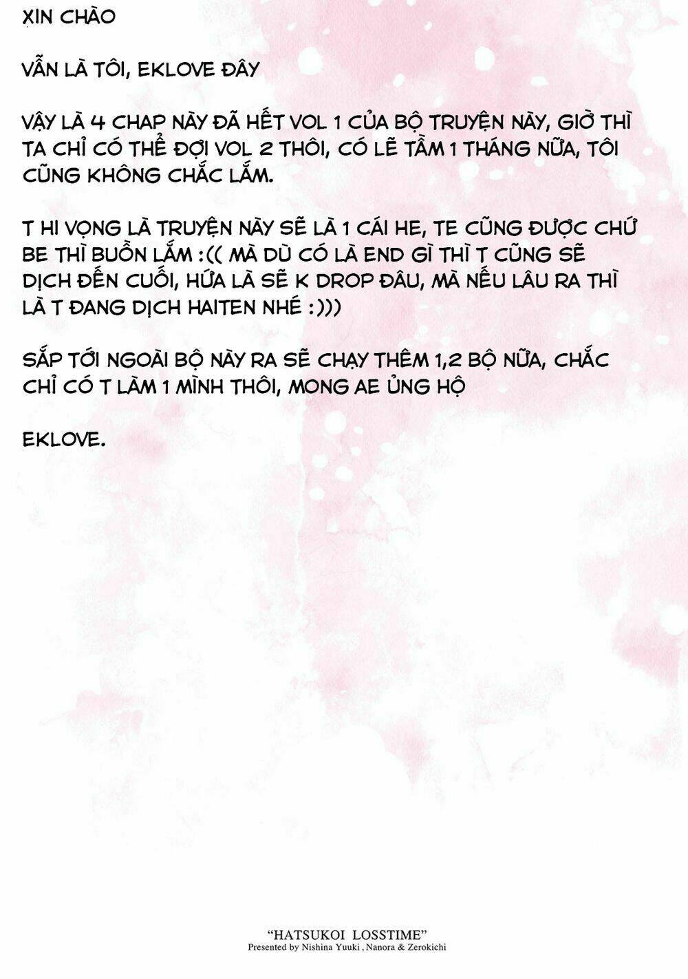 Hatsukoi Losstime Chương 4 Ảnh 37