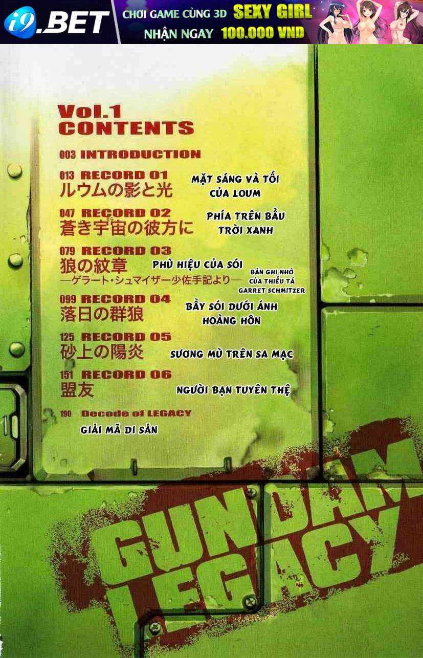 Gundam Legacy Chương 1 Ảnh 5