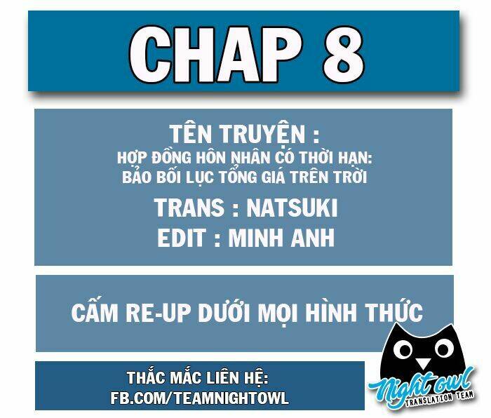 Hợp Đồng Hôn Nhân Có Thời Hạn: Bảo Bối Lục Tổng Giá Trên Trời Chương 8 Ảnh 3
