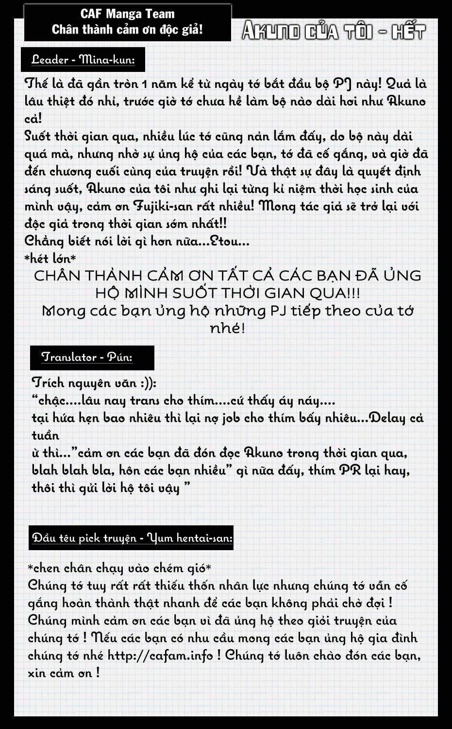Hajimete No Aku Chương 160 Ảnh 21