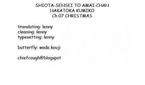 Shiota-Sensei To Amai-Chan Chương 7 Ảnh 16