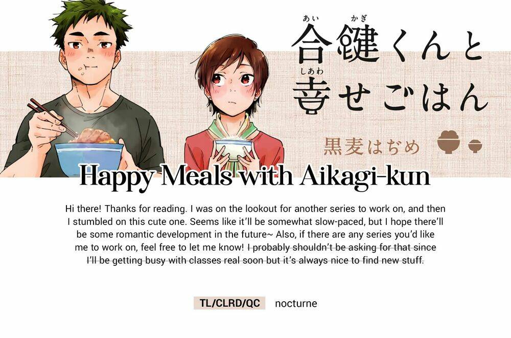 Aikagi-Kun To Shiawase Gohan Chương 8 Ảnh 28