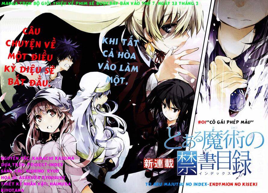 To Aru Majutsu No Kinsho Mokuroku - Endymion No Kiseki Chương 1 Ảnh 4