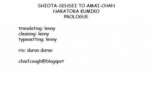 Shiota-Sensei To Amai-Chan Chương 0 Ảnh 18