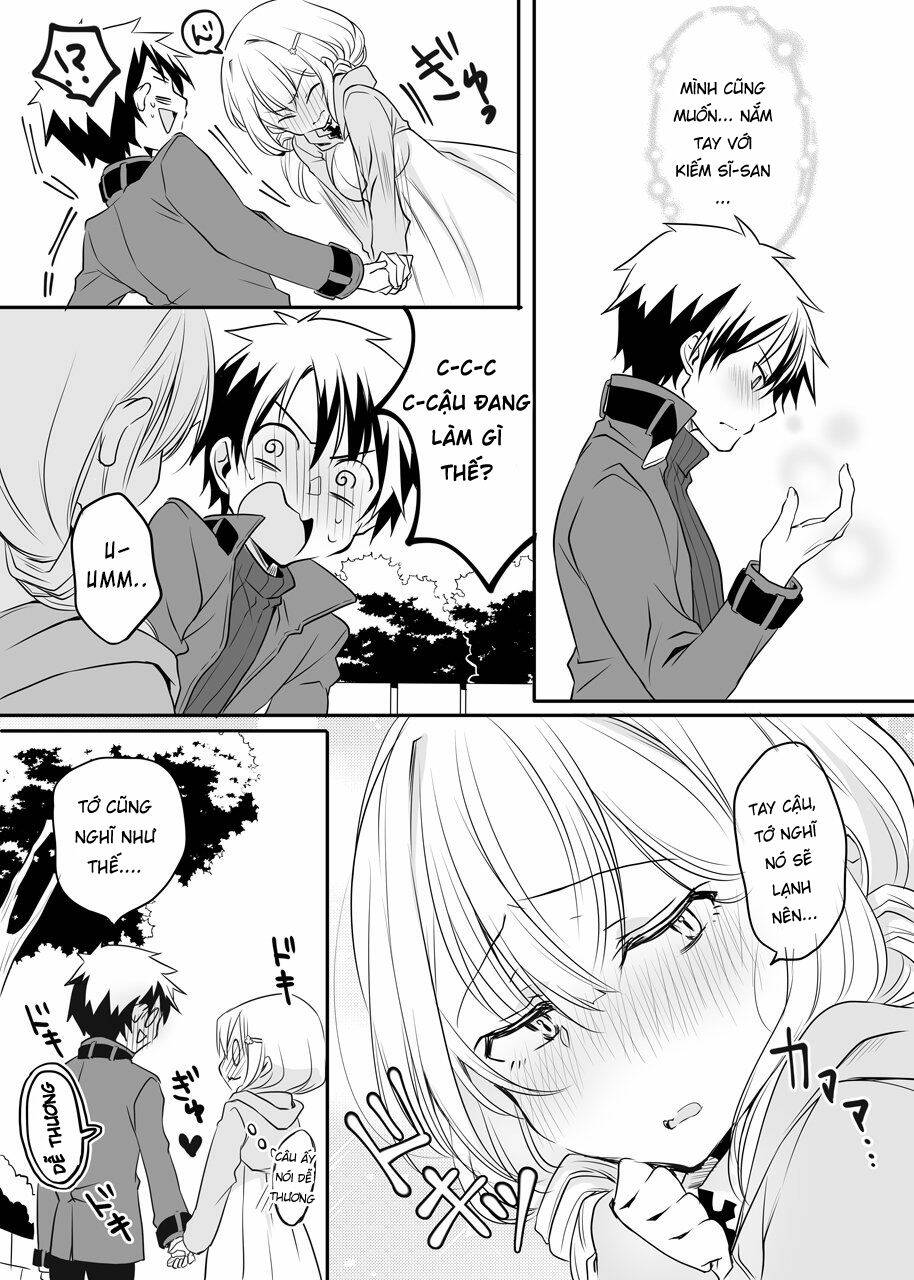 Câu Truyện Về Cô Pháp Sư Trắng Có Thể Đọc Trái Tim Của Chàng Kiếm Sĩ Chương 4.5 Ảnh 4