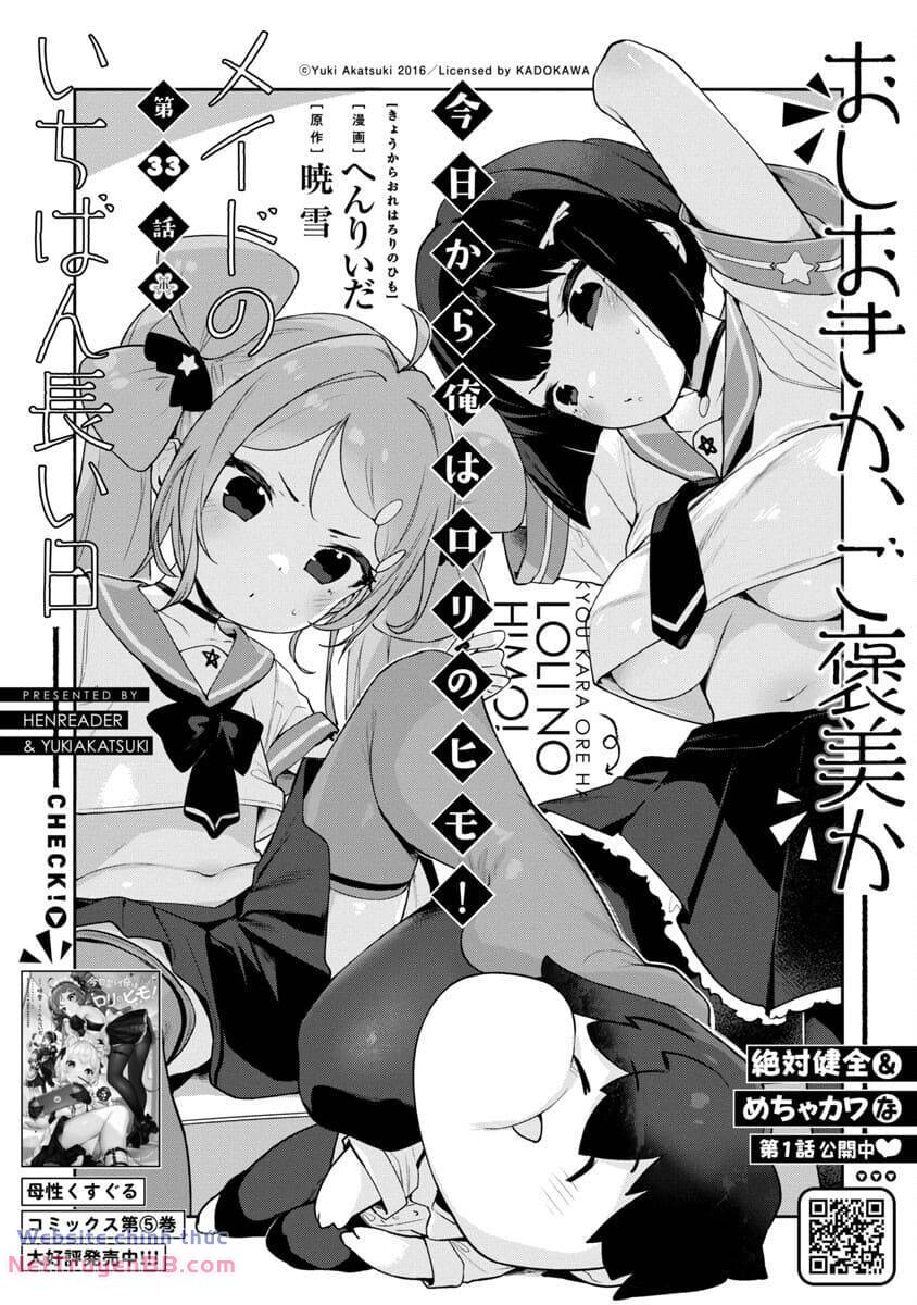 Kyou Kara Ore Wa Loli No Himo! Chương 33 Ảnh 10