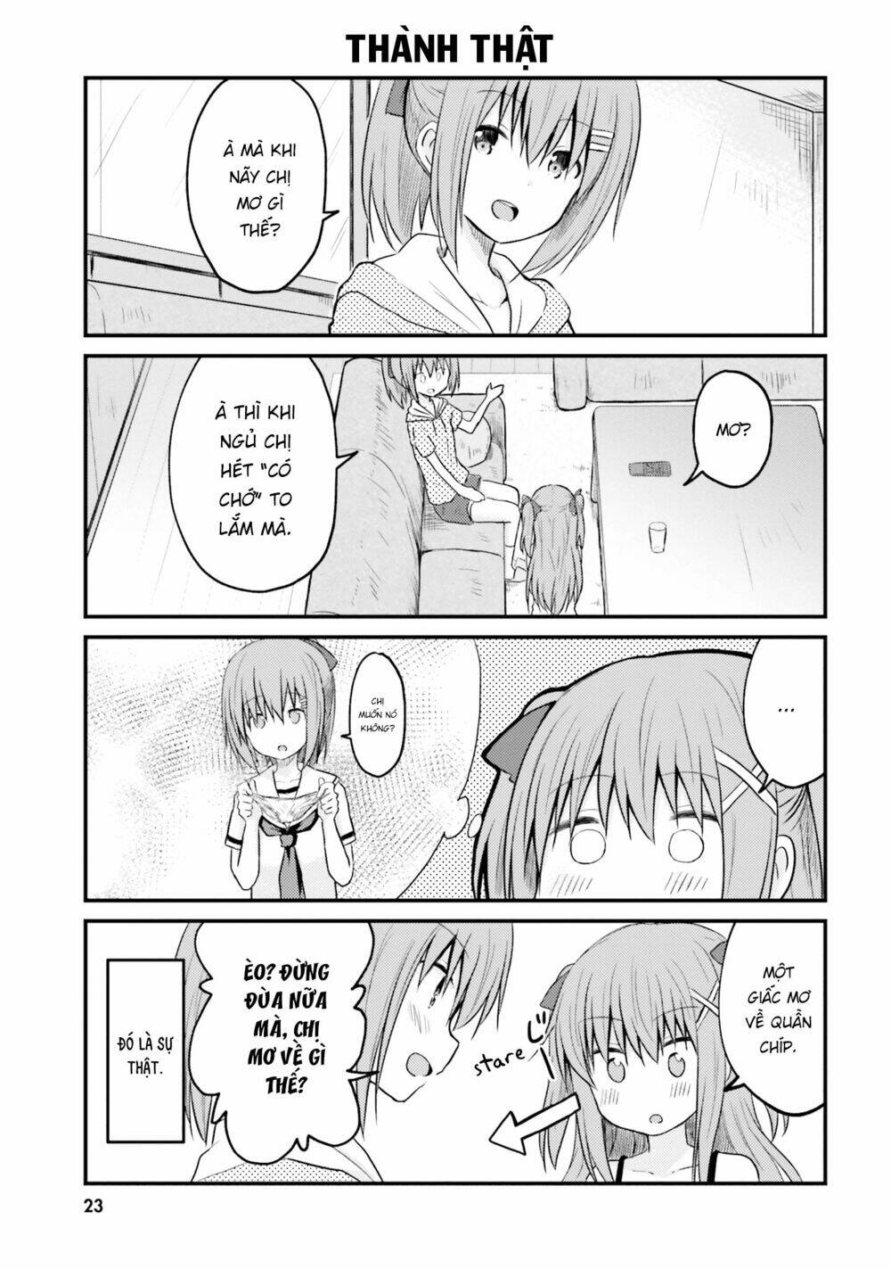 Siscon Onee-Chan To Ki Ni Shinai Imouto No Shimai Yuri Manga Okiba Chương 2 Ảnh 6
