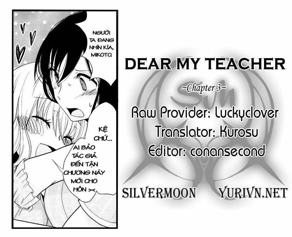 Dear My Teacher Chương 3 Ảnh 34