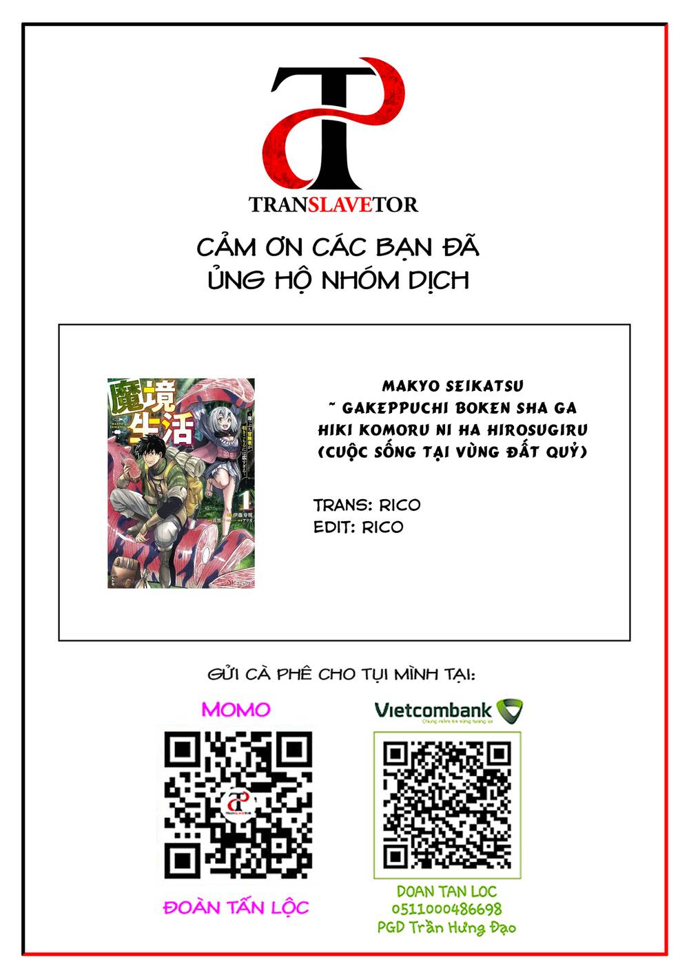 Makyo Seikatsu ~ Gakeppuchi Boken Sha Ga Hiki Komoru Ni Ha Hirosugiru Chương 5.2 Ảnh 20