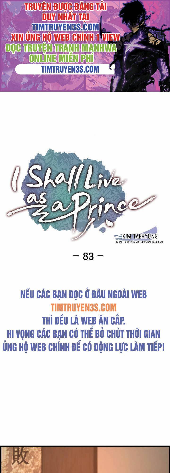 Tôi Sẽ Sống Như Một Hoàng Tử Chương 83 Ảnh 3
