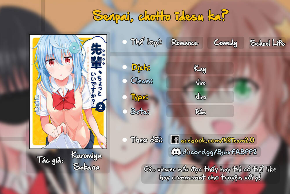 Senpai, Chotto Īdesu Ka? Chương 8 Ảnh 2