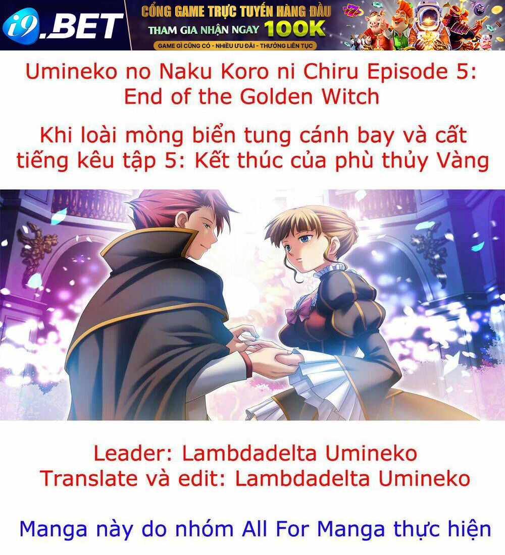 Umineko No Naku Koro Ni Chiru Ep 5: End Of The Golden Witch Chương 21 Ảnh 2
